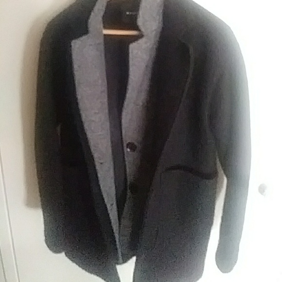 Kashion black and gray wool jacket size med - Picture 3 of 8